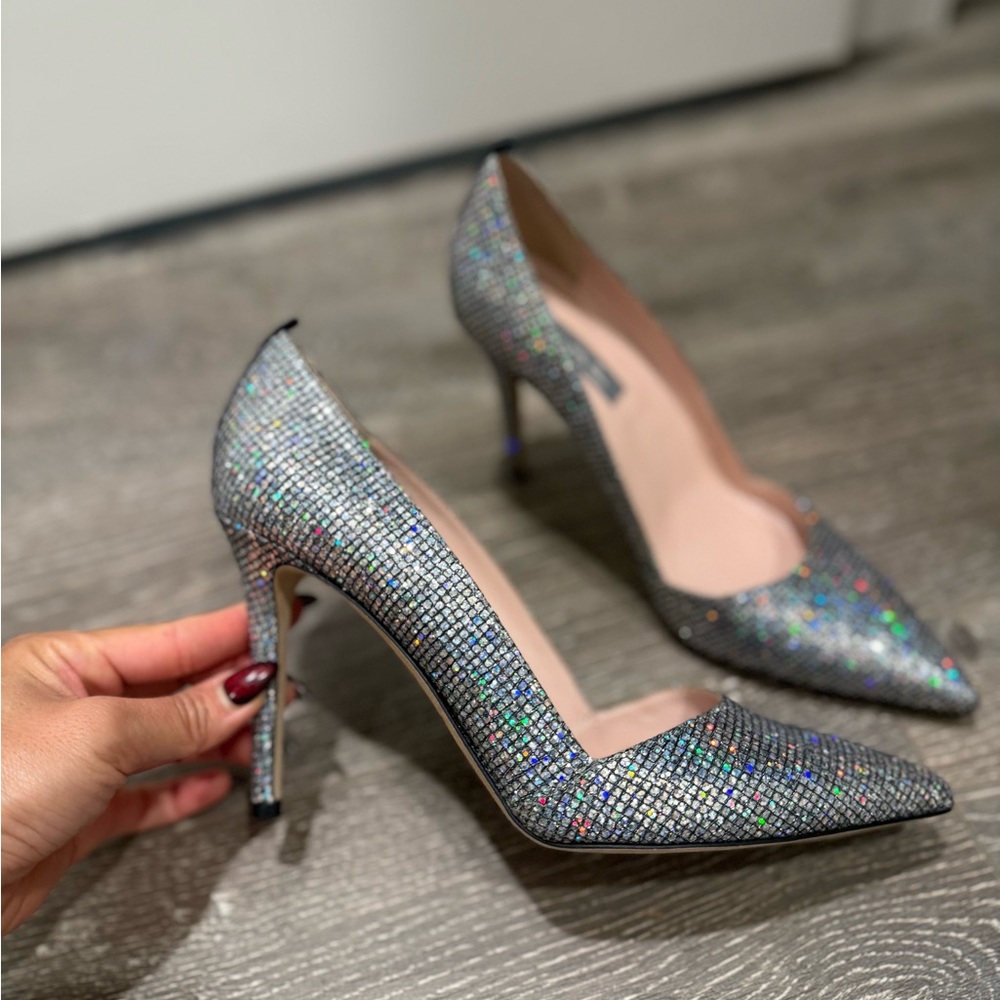 Glitter Pumps Glitter Heels size 37 Sarah Jessica Parker sjp